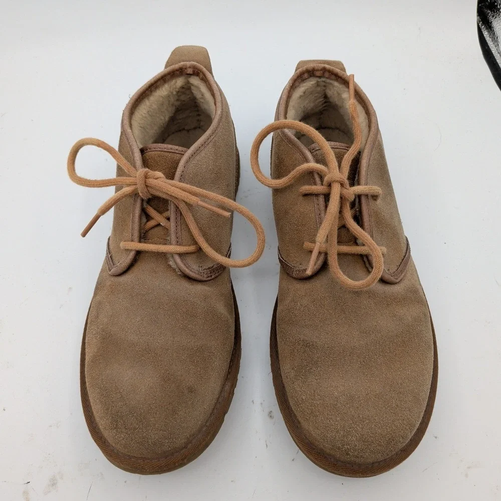 UGG Maksim Chukka Suede Lace Up Boots Chestnut Brown 1016680 Mens Size 9